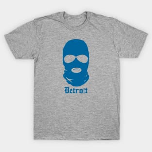 Vintage Detroit Villains Blue Ski Mask T-Shirt